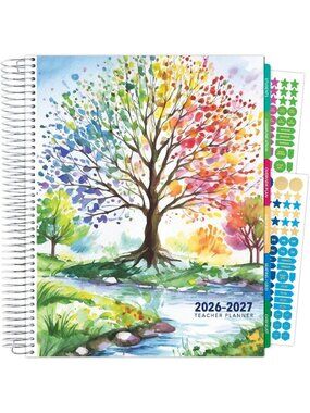 Deluxe Teacher Planner 2026-2027 | 8.5x11 Daily, Weekly, Monthly Organizer with